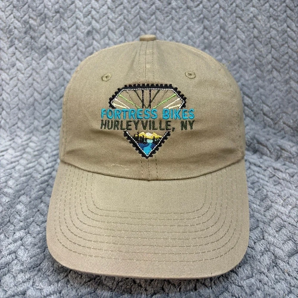 Outdoor Cap Fortress Bikes Hurleyville NY Hat Tan Khaki BCT-662 Adjustable